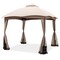 Costway 10x10 FT 2-Tier Patio Gazebo Canopy Netting Heavy-Duty Metal Easy-Setup Outdoor